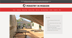 Desktop Screenshot of ministryinmission.org